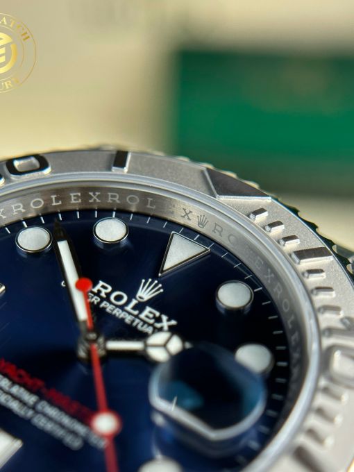 Đồng Hồ: Rolex Yacht Master 40mm mặt số xanh Rep 1:1